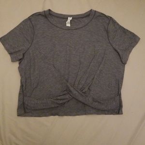 Lululemon Gray Crop Top Size 4